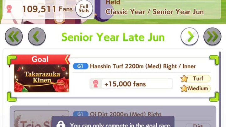 Gold Ship Takarazuka Kinen Run