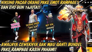 NIKUNG PACAR ORANG PAKE BUNDEL RAMPAGE TERBARU DAN EVO GUN 16JUTA COWOKNYA AUTO NGAMUK-NGAMUK😱