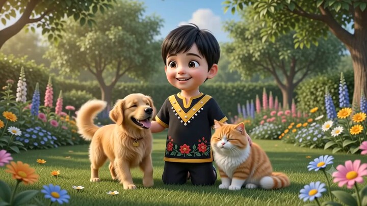 Buzoo and Mimi playing with Boo | Kids cartoon