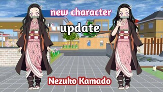 How to make Nezuko Kamado character in sakura school simulator (tutorial)