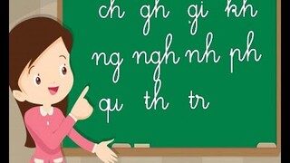 DẠY BÉ HỌC CÁC ÂM, CHỮ GHÉP  TIẾNG VIỆT ch, kh, gh, tr, ng, ngh, qu, gi, ph, nh, th [Tiếng Việt 1]