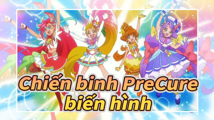 [Chiến binh PreCure]Tropical-Rouge! 4 nữ chiến binh biến hình & Kĩ năng độc nhất