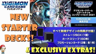 New Digimon TCG Starter Decks Revealed! & Amazon-Exclusive Extras! (Digimon TCG News)