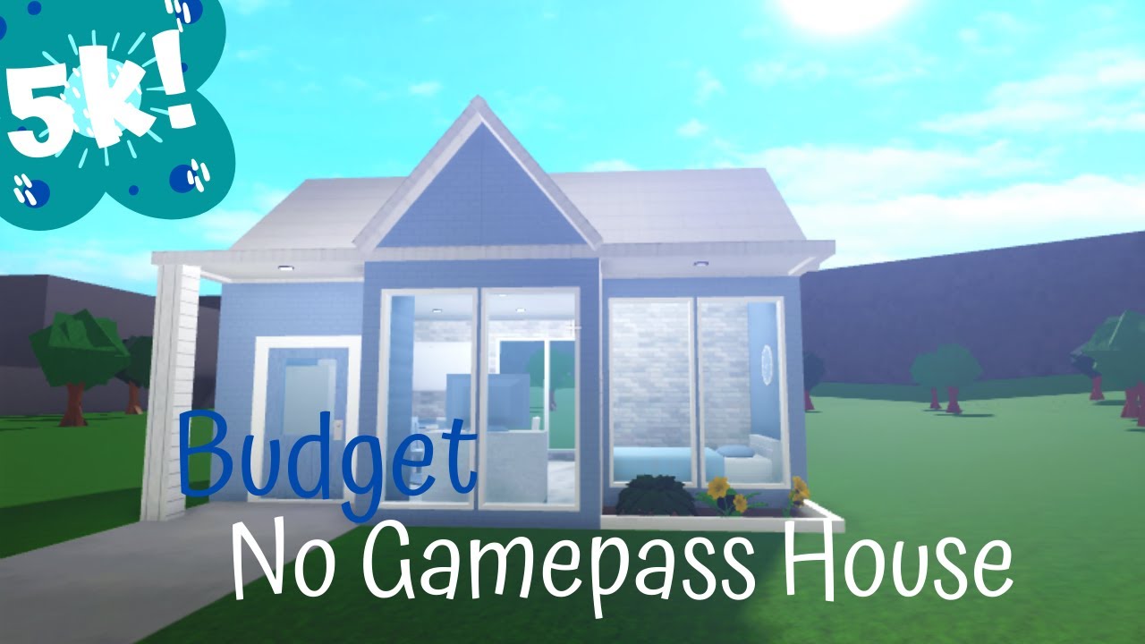 HOW TO MAKE MODERN HOME IN BLOXBURG 5K - No gamepass 