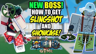 New Boss Usopp and How To Get Slingshot Full Showcase in A One Piece Game