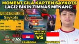 INDONESIA NO.1 YUZHONG MENGGILA ‼️ LAGI2 MOMENT GILA KAPTEN SAYKOCAK  - IESF INDO VS KAMBOJA GAME 2