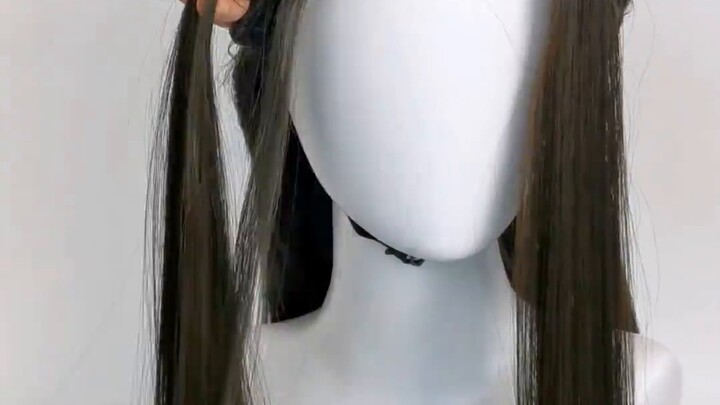 Manmei Heaven Official's Blessing Xie Lian cosplay wig styling tutorial