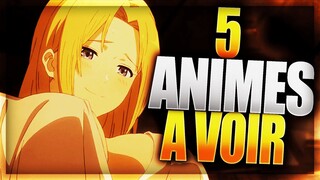 5 ANIMES A VOIR ABSOLUMENT POUR L'AUTOMNE 2021 !