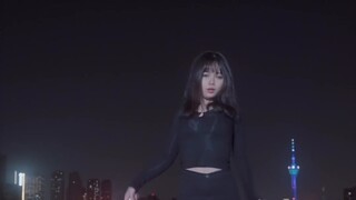 【Vertical screen beauty】Rooftop dance experience colorful black