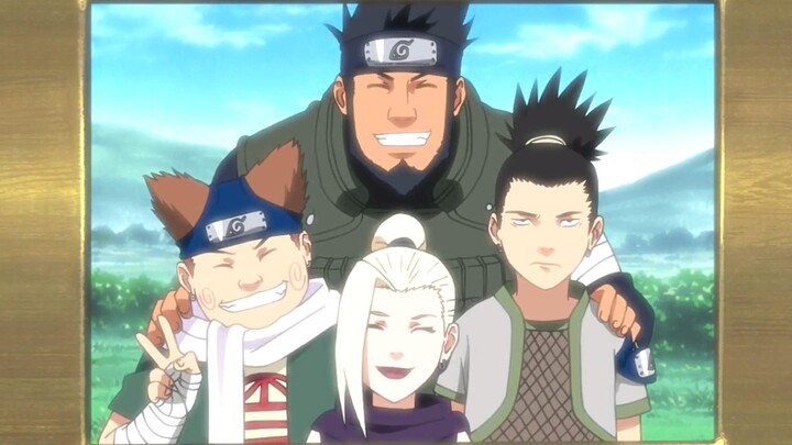 Group photo of all three teams of Konoha Village