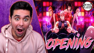 "THIS SONG IS FIRE" Demon Slayer Season 2 OPENING REACTION!