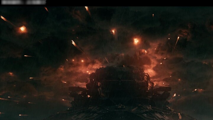 [The Wandering Earth 2] A collection of close-range anti-cannon fire, the roar of the Iron Warriors 