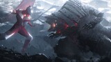 [Panel Painting] Ultraman's famous scene "Golzan & Melba" Tiga was forced to win a double kill