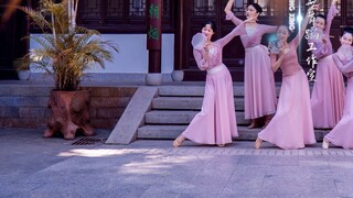 【Dance Storm】Chinese dance "Mei" group dance outdoor scene