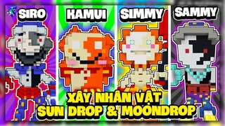 Siro và Mèo Simmy Thử Thách Solo Xây Moondrop và Sundrop Trong Minecraft