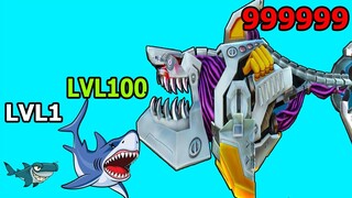 Tiến Hóa Evolving CÁ CON THÀNH CÁ ROBOT BẮN BOM NGUYÊN TỬ Max LVL - Top Game Android Ios Thành EJ