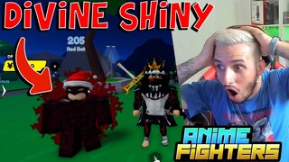 😱 DIVINE SHINY EN ANIME FIGHTERS ROBLOX *UPDATE 17.1* EVENTO NAVIDAD *BATMAN* RED BAT