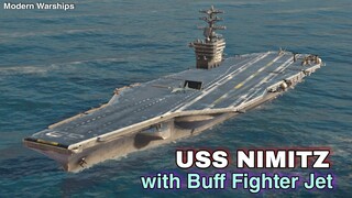 Modern Warships: USS NIMITZ in latest version gameplay.