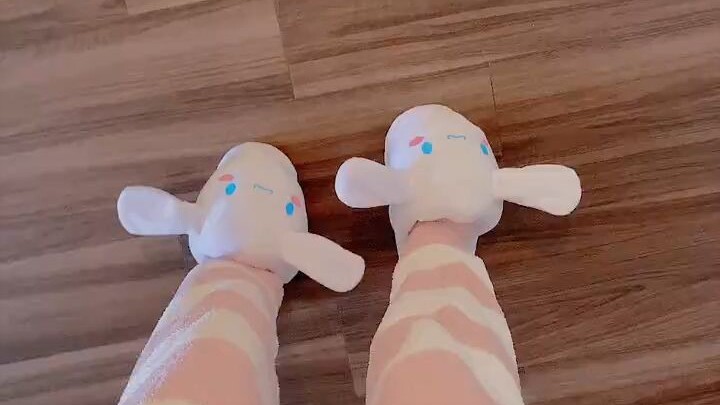 [P丸日常] Very good slippers make my cinnamon jump [food display]