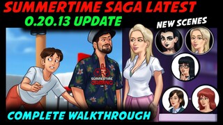 SUMMERTIME SAGA 0.20.13 NEW UPDATE GAMEPLAY 🔥 PRE TECH UPDATE PART 3 🔥 LATEST VERSION WALKTHROUGH