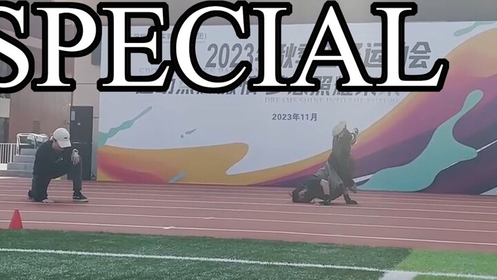 【Original Choreography】When I danced SPECIALZ original choreography at the school sports meeting...