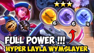 LAYLA WYMSLAYER FULL POWER ?! COMBO 664 TERKUAT MAGIC CHESS MOBILE LEGENDS SEKARANG ? COMBO PUSH ?