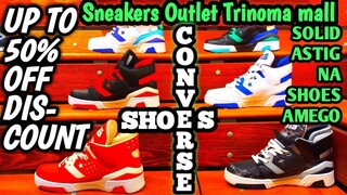 UP TO 50% OFF SNEAKERS OUTLET TRINOMA MALL CONVERSE,NEW BALANCE,VANS,POLO & SPERRY SHOES