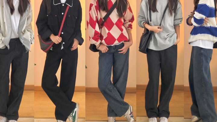 5 Casual Outfit Ideas for Back-to-School Autumn | Comfortable & Stylish | My Weekly OOTD | Pants Col