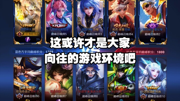 这或许才是大家向往的游戏环境吧