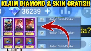 KLAIM DIAMOND & SKIN GRATIS TERBARU 2022 MOBILE LEGENDS ML NO BUG