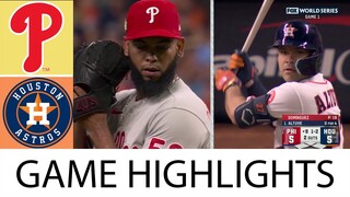 Houston Astros vs. Philadelphia Phillies (10/28/22) WORLD SERIES Game 1| MLB Highlights Full Match