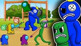 Among Us Animation vs. Blue x Green Rainbow Friends | Roblox Rainbow Friends Animation