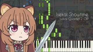 Isekai Showtime - Isekai Quartet 2 OP - Piano Arrangement [Synthesia]