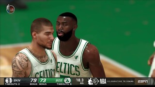 NBA2K21 MODDED FULL GAME HIGHLIGHTS NETS VS CELTICS I NBA Regular Season I  November 24, 2021