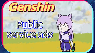 Genshin Public service ads