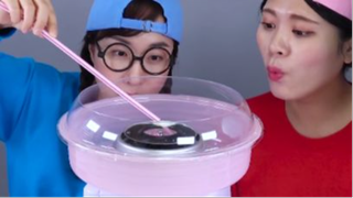 ăn Kẹo bông khổng lồ Kẹo dẻo Mukbang #ASMR #mukbangngon