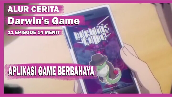 Alur Cerita Anime Darwin's Game - Aplikasi Game Handphone yang Berbahaya