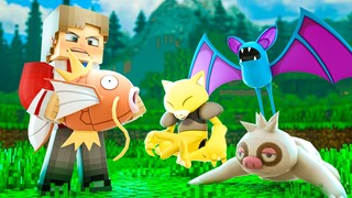 Using the WEAKEST Pokemon Team in Pixelmon!