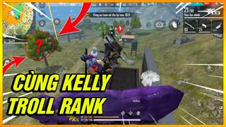 Free Fire :  Cow TV Chơi Cùng Kelly Gaming TV, Cầm VSS với M1014 Đi Troll Rank Mắc Buồn Cười