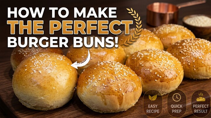Soft & Fluffy Homemade Bread Buns - Easy Bread Rolls Recipe