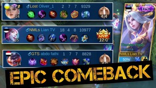 HYPER-CARRY SELENA "EPIC COMEBACK" GAMEPLAY | Mobile Legends