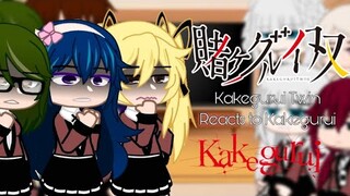 Kakegurui Twin Reacts to Kakegurui + Bonus || 1/1 || NO SHIPS BUT THERE IS IN THE END || Gacha Club