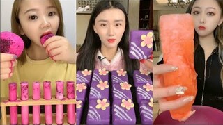 Ice Eating Thánh Ăn Đá Trào lưu Ăn Đá màu sắc ASMR氷の咀嚼音#254