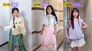 Primary school students' Hanfu version of Dingdang shake #Bohu says DJ