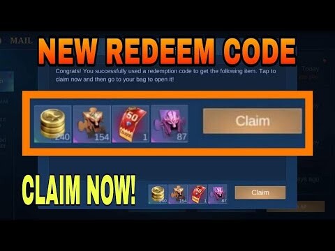 NEW FREE REDEEM CODE JANUARY 16 2022 (3 NEW DIAMOND REDEEMTIO'N CODES) MOBILE LEGENDS