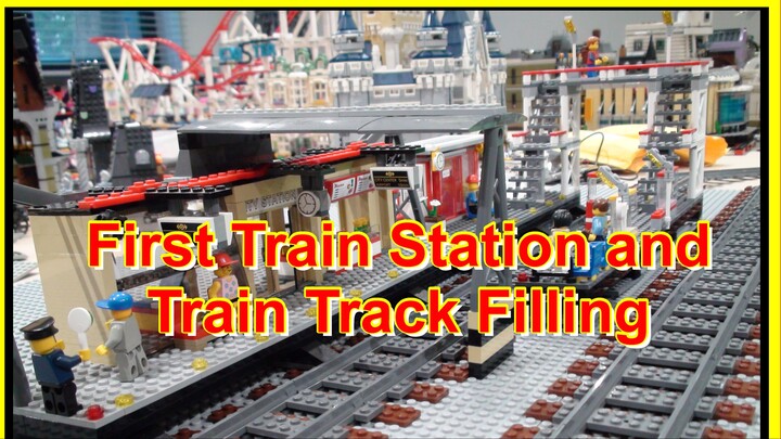 First Train Station and Train Track Filling