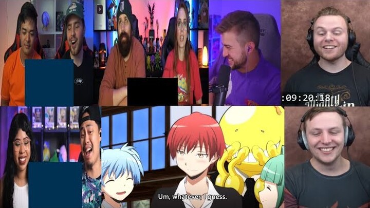 ASSASSINATION CLASSROOM EPISODE 2x12 REACTION MASHUP!!