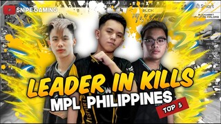 TOP 5 LEADER IN KILLS MPL SEASON 7