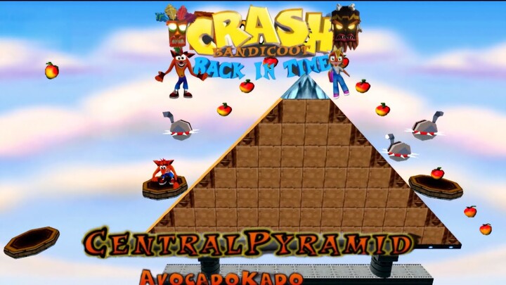 Crash Bandicoot - Back in Time Fan Game: Custom Level: Central Pyramid By AvocadoKado