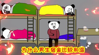 男生宿舍为什么比较和谐